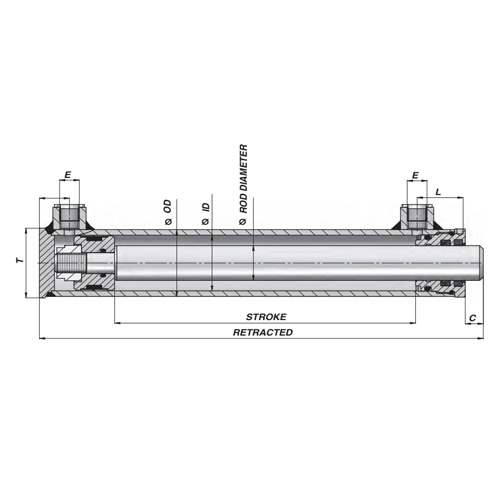 Double acting Cylinder